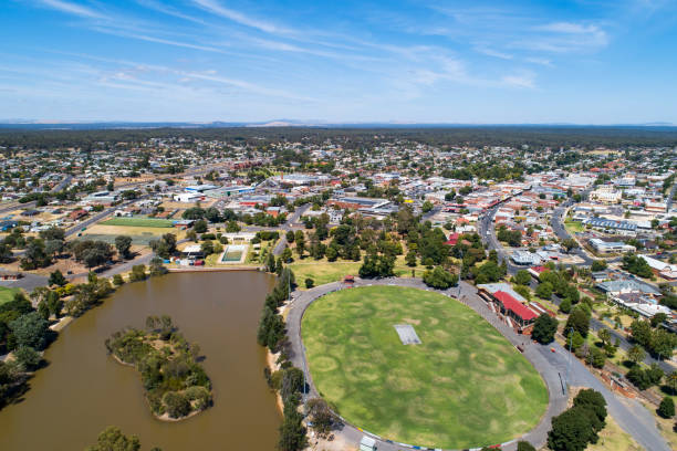 Lake Victoria in the Central Victorian Gold Rush town of Maryborough Rockhampton Queensland